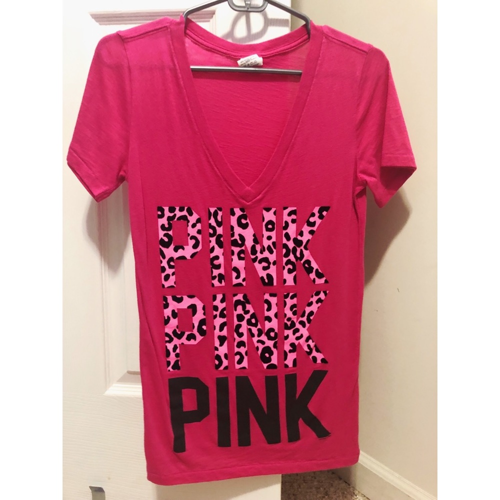 PINK PINK PINK V-Neck Tee